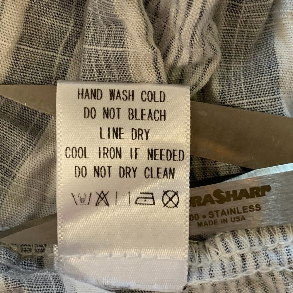 ❌SOLD❌ Pink blush | Blue and White Striped Maxi Dress | Size: S - Picture 9 of 9